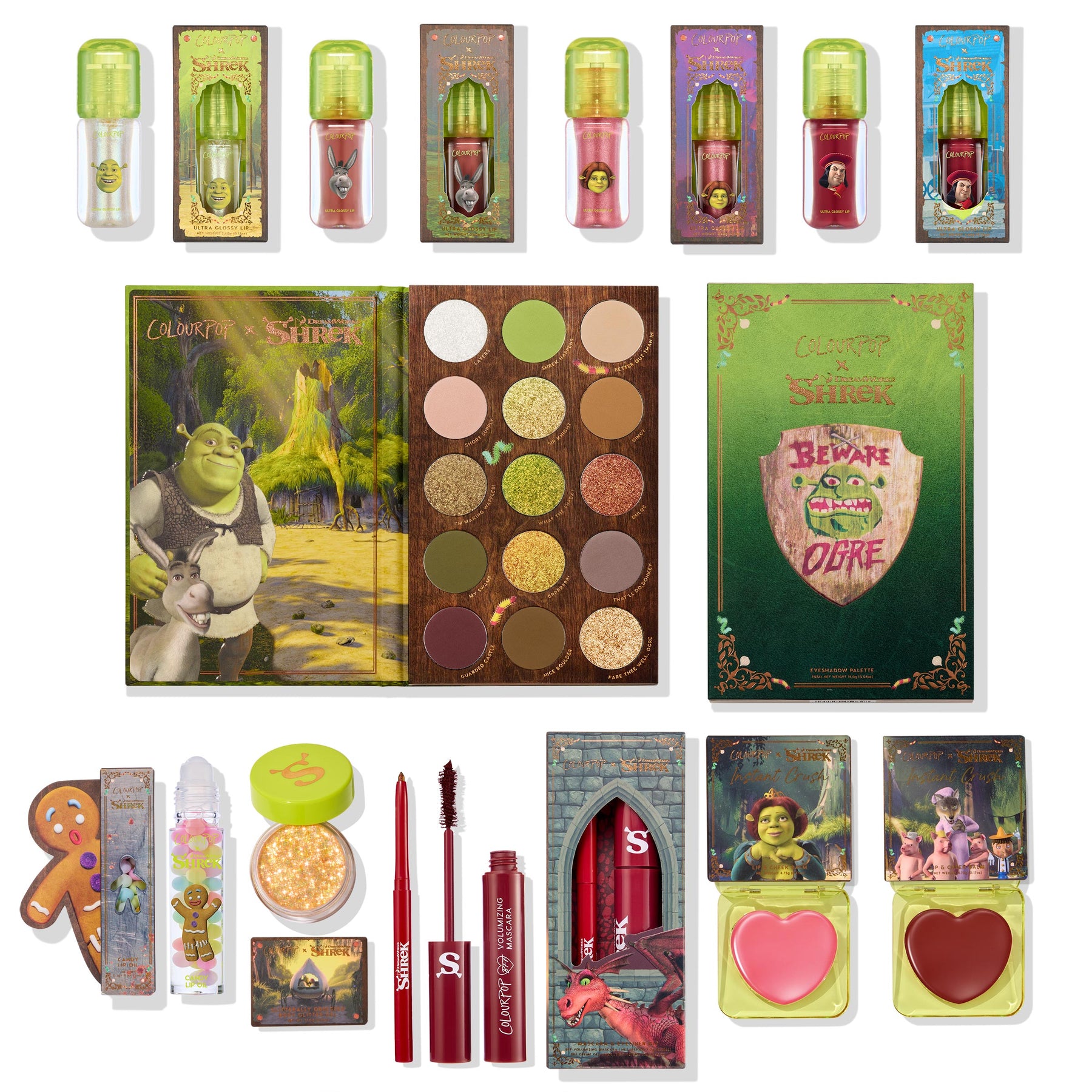 ColourPop X DreamWorks Shrek - Daily Set